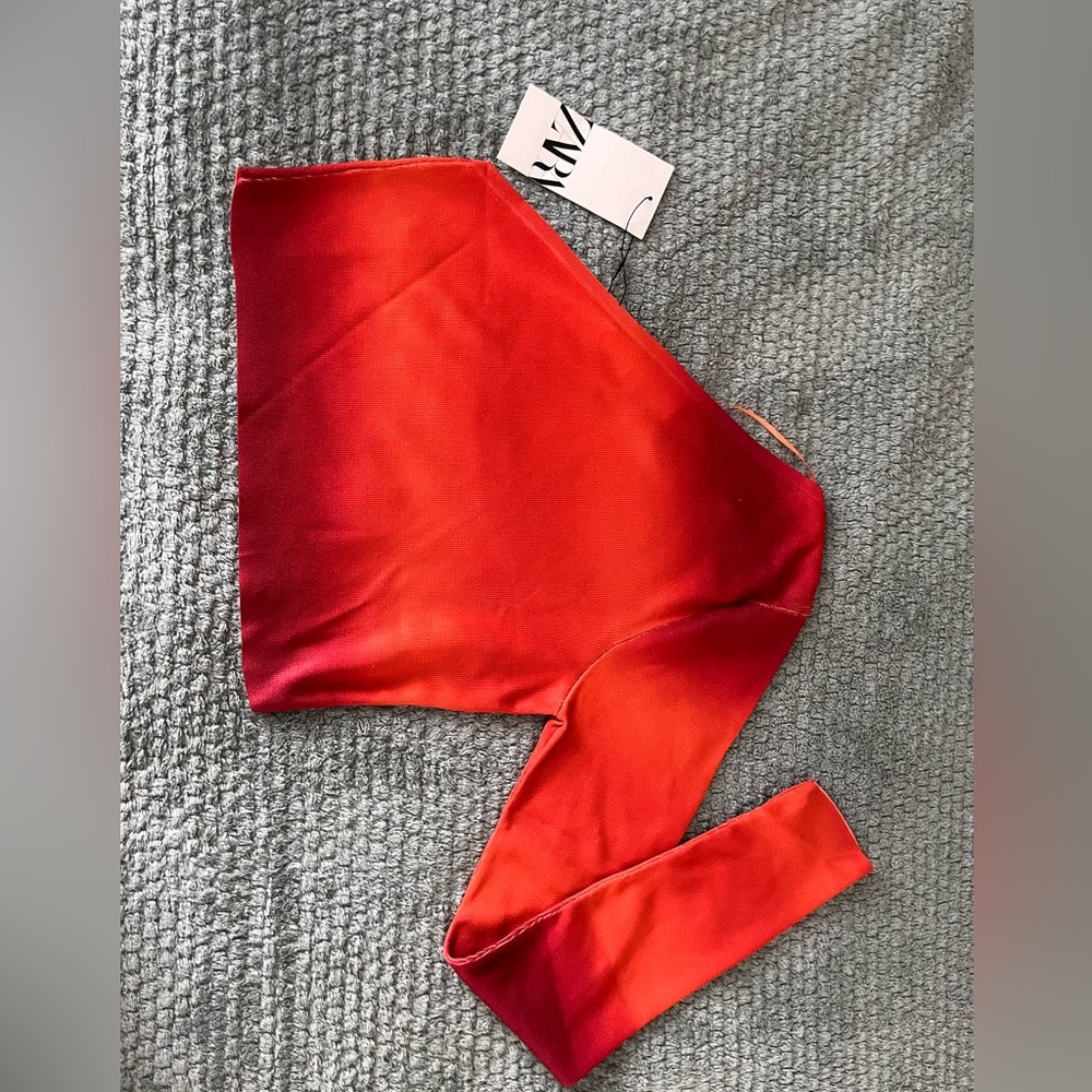 Zara Asymmetric Tie Dye Top - Picture 5 of 9